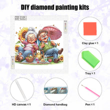 Load image into Gallery viewer, Diamond Painting - Partial Special Shaped - Lovely old man (30*30CM)
