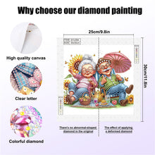 Load image into Gallery viewer, Diamond Painting - Partial Special Shaped - Lovely old man (30*30CM)
