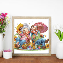 Load image into Gallery viewer, Diamond Painting - Partial Special Shaped - Lovely old man (30*30CM)

