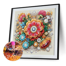 Load image into Gallery viewer, Diamond Painting - Partial Special Shaped - Gorgeous bouquet (30*30CM)
