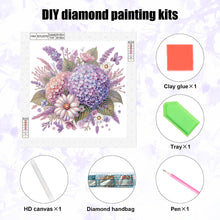 Load image into Gallery viewer, Diamond Painting - Partial Special Shaped - Hydrangea bouquet (30*30CM)
