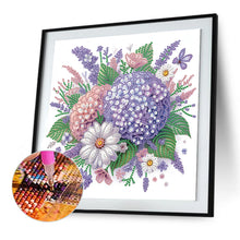 Load image into Gallery viewer, Diamond Painting - Partial Special Shaped - Hydrangea bouquet (30*30CM)
