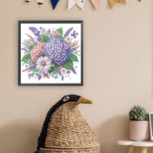 Load image into Gallery viewer, Diamond Painting - Partial Special Shaped - Hydrangea bouquet (30*30CM)
