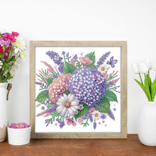 Load image into Gallery viewer, Diamond Painting - Partial Special Shaped - Hydrangea bouquet (30*30CM)
