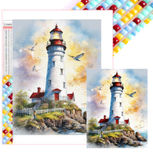 Load image into Gallery viewer, Diamond Painting - Full Square - Lighthouse (45*60CM)
