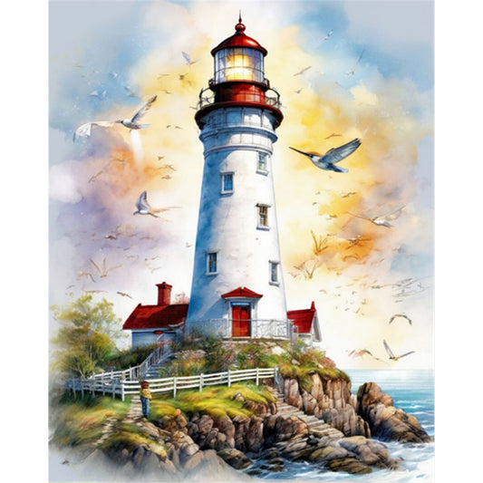 Diamond Painting - Full Square - Lighthouse (45*60CM)