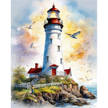 Load image into Gallery viewer, Diamond Painting - Full Square - Lighthouse (45*60CM)
