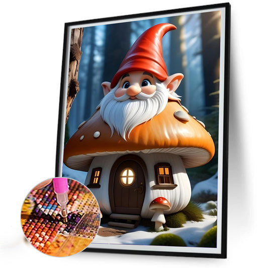 Diamond Painting - Full Round - Gnome house (40*55CM)