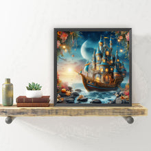 Load image into Gallery viewer, Diamond Painting - Full Round - Dream sailboat (30*30CM)

