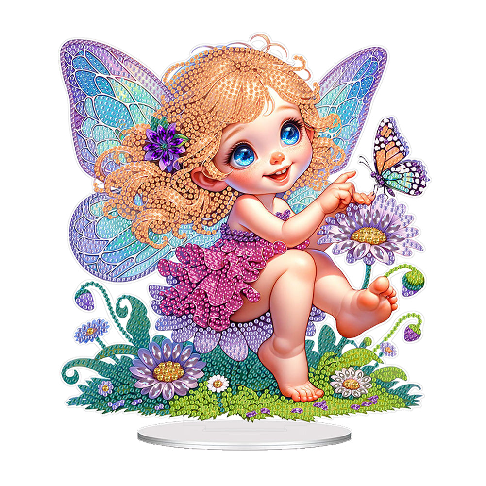 Acrylic Cartoon Desktop Diamond Art Kits 5D DIY Diamond Art Tabletop Decorations