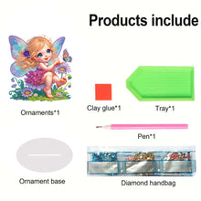 Load image into Gallery viewer, Acrylic Cartoon Desktop Diamond Art Kits 5D DIY Diamond Art Tabletop Decorations
