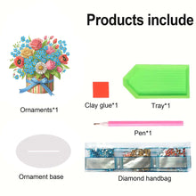 Load image into Gallery viewer, Acrylic Cartoon Desktop Diamond Art Kits 5D DIY Diamond Art Tabletop Decorations
