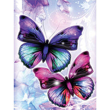 Load image into Gallery viewer, 6pcs Round Diamond Painting Set - Dream butterfly (30*40CM)
