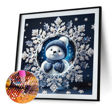 Load image into Gallery viewer, AB Diamond Painting - Full Round - Winter snowflake snowman (45*45CM)
