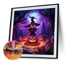 Load image into Gallery viewer, Diamond Painting - Full Round - Halloween pumpkin (40*40CM)
