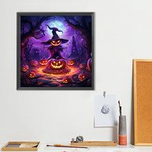 Load image into Gallery viewer, Diamond Painting - Full Round - Halloween pumpkin (40*40CM)
