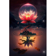 Load image into Gallery viewer, Diamond Painting - Full Round - Dream lotus (40*60CM)
