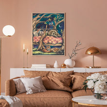 Load image into Gallery viewer, Diamond Painting - Full Round - Forest night animals (30*40CM)
