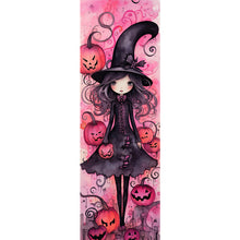 Load image into Gallery viewer, Diamond Painting - Full Round - Halloween pumpkin witch (30*90CM)
