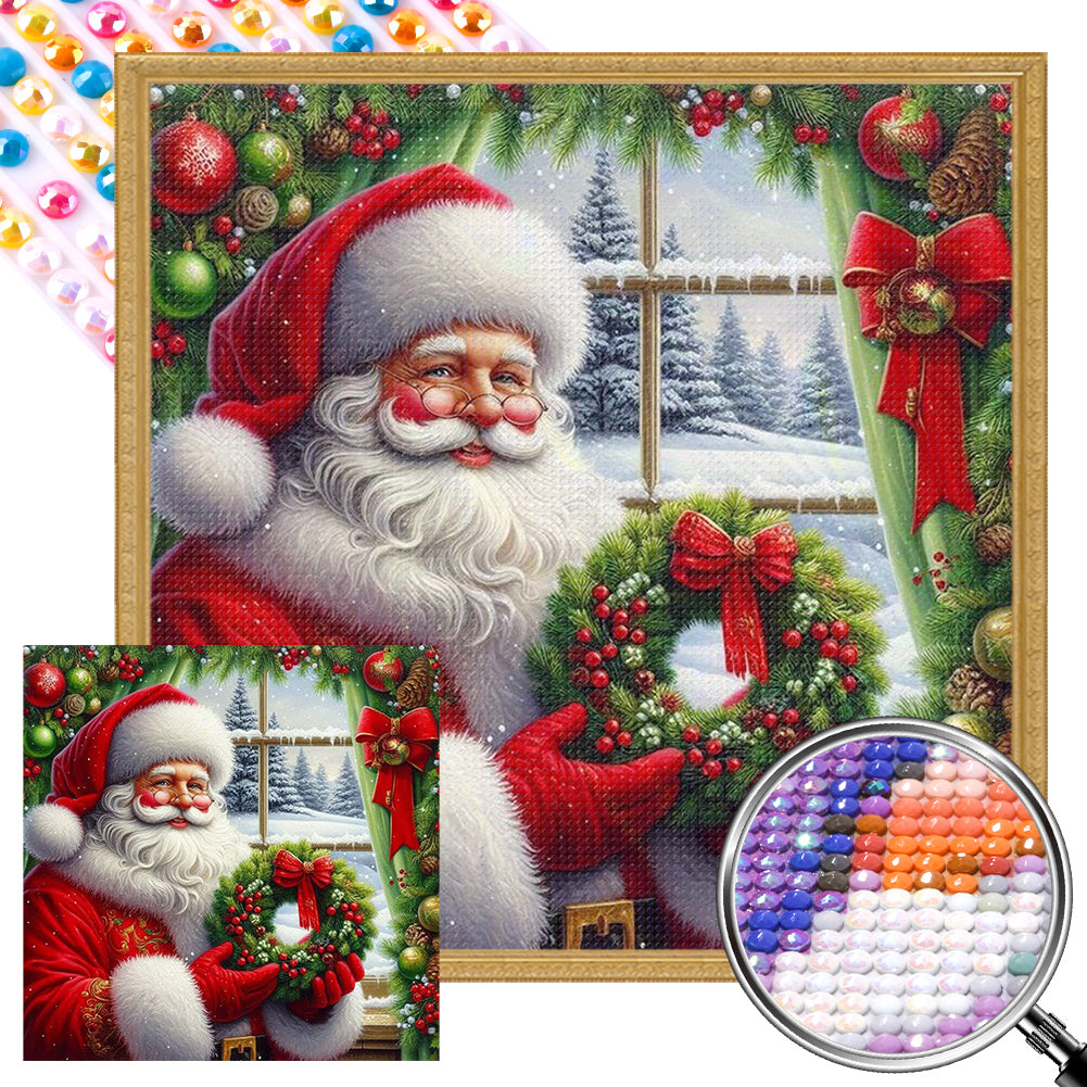 AB Diamond Painting - Full Round - Santa Claus (40*40CM)