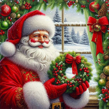 Load image into Gallery viewer, AB Diamond Painting - Full Round - Santa Claus (40*40CM)
