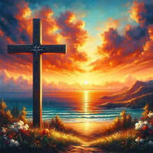Load image into Gallery viewer, AB Diamond Painting - Full Round - Cross (40*40CM)
