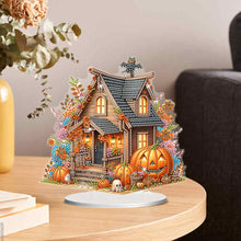 Load image into Gallery viewer, Acrylic Special Shaped Halloween Diamond Painting Desktop Decorations for Adults

