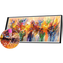 Load image into Gallery viewer, Diamond Painting - Full Round - Abstract oil painting (100*45CM)
