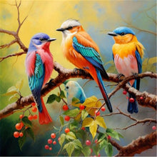 Load image into Gallery viewer, Diamond Painting - Full Square - Three birds (40*30CM)
