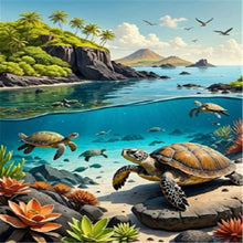 Load image into Gallery viewer, Diamond Painting - Full Square - Sea turtle (30*40CM)
