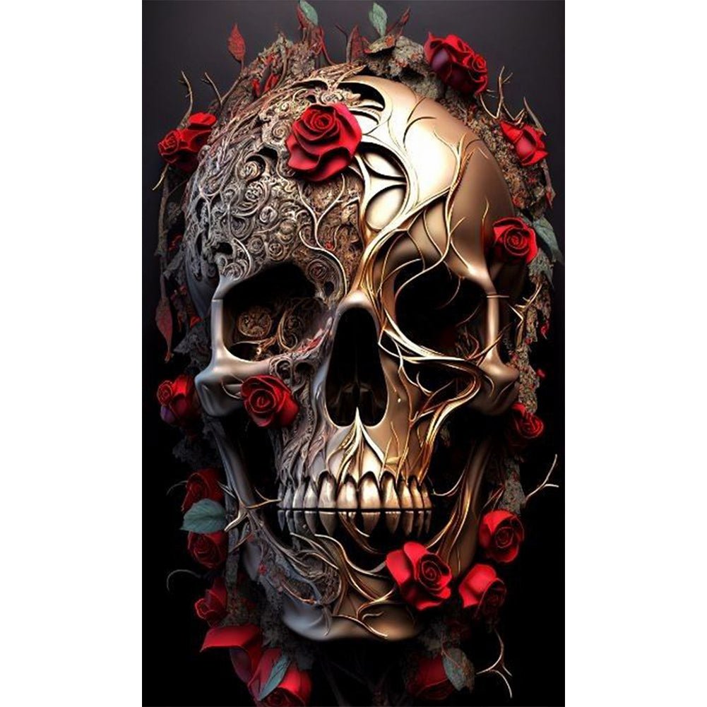 Diamond Painting - Full Round - Skull (30*50CM)