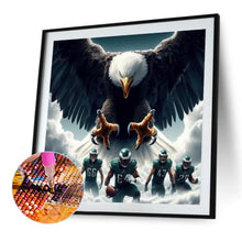 Load image into Gallery viewer, Diamond Painting - Full Round - Rugby eagle (40*40CM)
