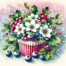 Load image into Gallery viewer, AB Diamond Painting - Full Round - Christmas cake (30*30CM)
