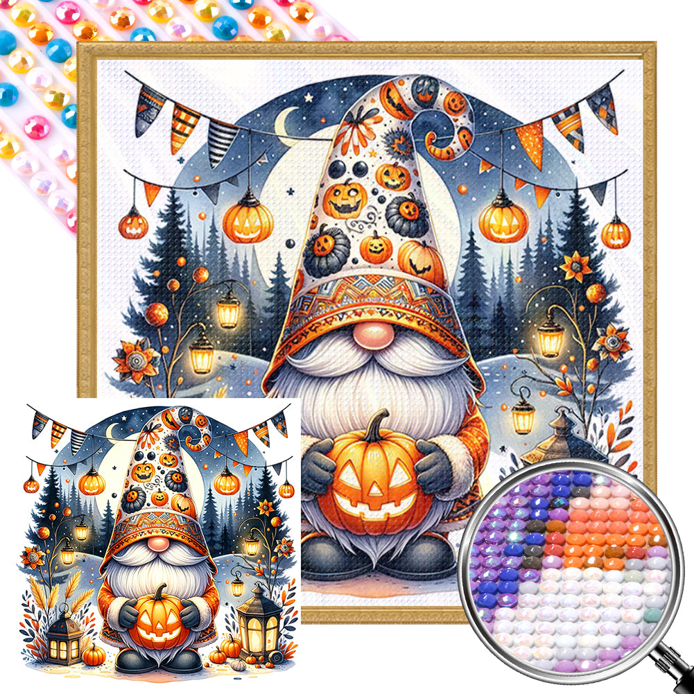 AB Diamond Painting - Full Round - Halloween moon pennant (40*40CM)