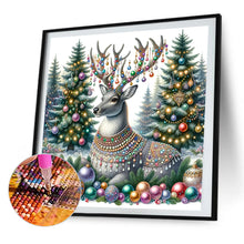 Load image into Gallery viewer, AB Diamond Painting - Full Round - Christmas gray elk (40*40CM)

