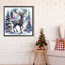 Load image into Gallery viewer, AB Diamond Painting - Full Round - Christmas black elk (40*40CM)
