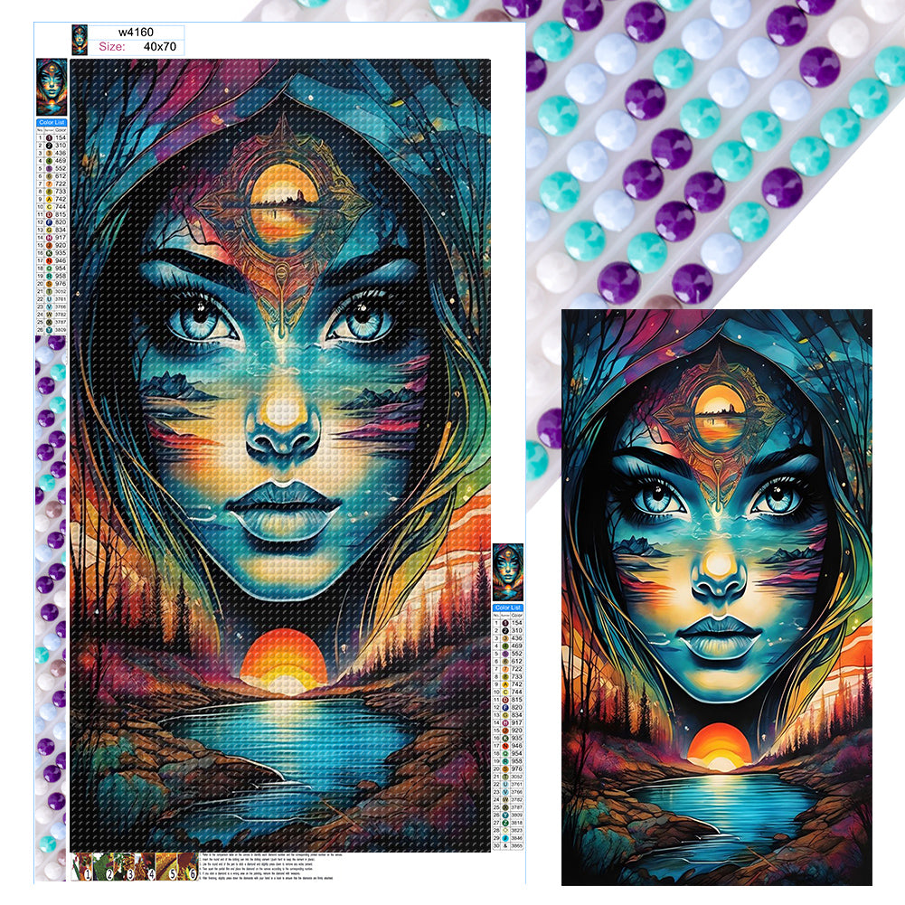 Diamond Painting - Full Round - Lady (40*70CM)