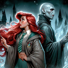 Load image into Gallery viewer, Diamond Painting - Full Round - Ariel and Voldemort Disney (40*40CM)
