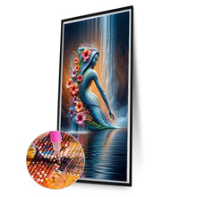 Load image into Gallery viewer, Diamond Painting - Full Round - Flower portrait sculpture (40*70CM)
