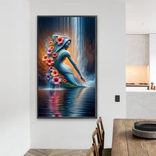Load image into Gallery viewer, Diamond Painting - Full Round - Flower portrait sculpture (40*70CM)

