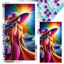 Load image into Gallery viewer, Diamond Painting - Full Round - Elegant woman (40*70CM)
