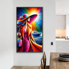 Load image into Gallery viewer, Diamond Painting - Full Round - Elegant woman (40*70CM)
