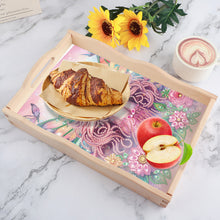 Load image into Gallery viewer, Wooden Fairy Girl 5D Diamond Painting Tray Art Craft with Handles for Home Decor
