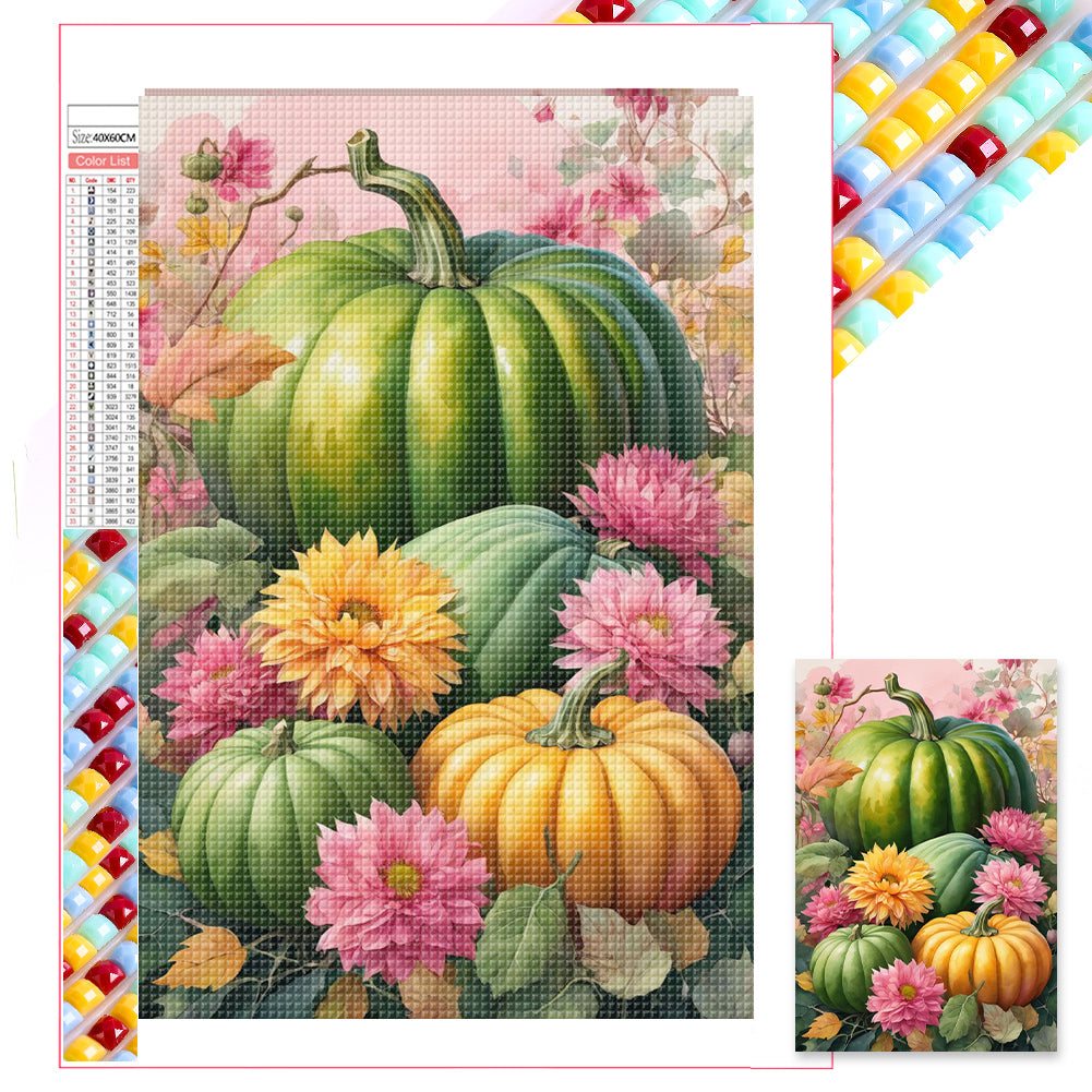 Diamond Painting - Full Square - Colorful pumpkin festival (40*60CM)