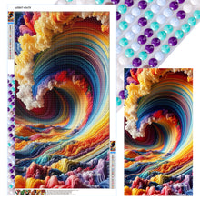 Load image into Gallery viewer, Diamond Painting - Full Round - Rainbow waves (40*70CM)
