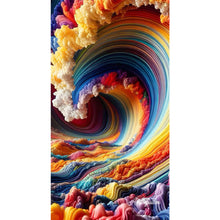 Load image into Gallery viewer, Diamond Painting - Full Round - Rainbow waves (40*70CM)
