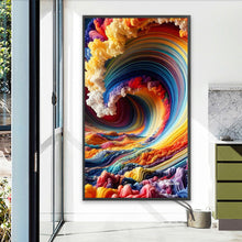 Load image into Gallery viewer, Diamond Painting - Full Round - Rainbow waves (40*70CM)
