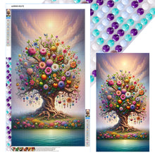 Load image into Gallery viewer, Diamond Painting - Full Round - Flower tree of life (40*70CM)
