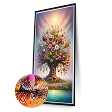 Load image into Gallery viewer, Diamond Painting - Full Round - Flower tree of life (40*70CM)
