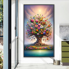 Load image into Gallery viewer, Diamond Painting - Full Round - Flower tree of life (40*70CM)
